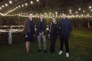 Burçake Bingöl, Chongbin Zheng, Nataline Colonnello & ST Luk. VIP Dinner at Abdelmonem Alserkal’s Home Garden. FIELD MEETING Take 6: Thinking Collections (25–26 January 2019). In Collaboration with Alserkal Avenue, Dubai. Courtesy Asia Contemporary Art Week (ACAW).